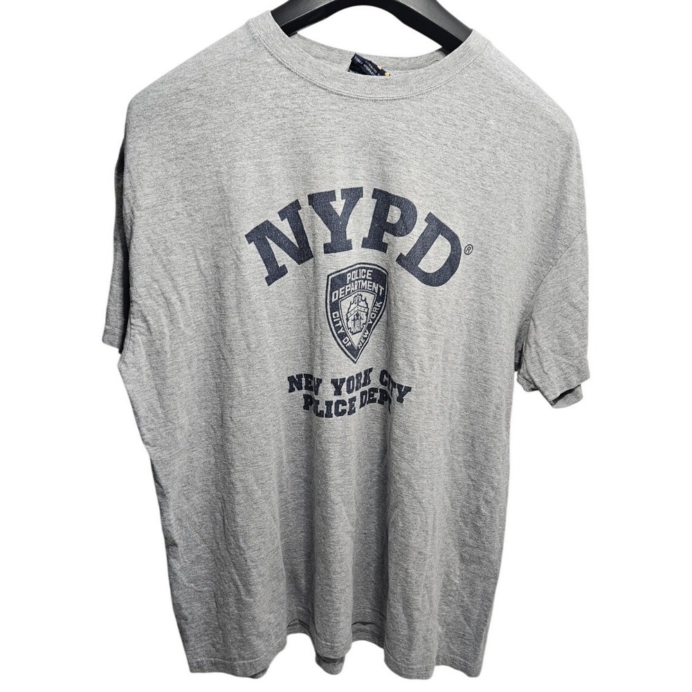 NYPD New‎ York City Police Dept T-Shirt Gray Mens 3XL Torkia International Tee